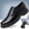 Fashion 2025 Spring New Men's Business Formal Casual Leather Shoes Fashion Solid Color British Korean Brock Wedding Shoes for Men