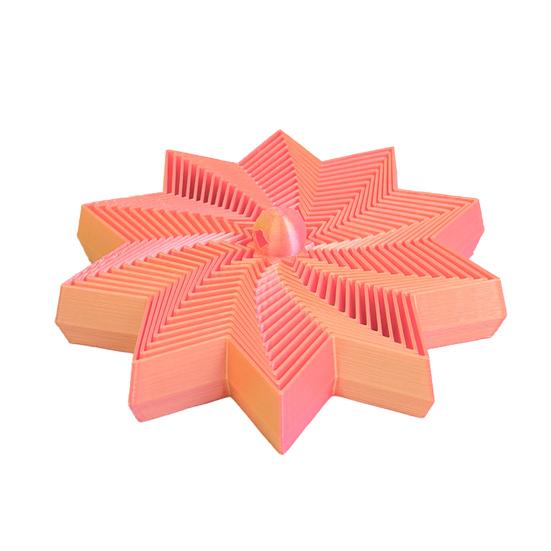 Расширенная сенсорная фиджет-звезда Вращающаяся спиральная звезда Фиджет-игрушка Вращающаяся башня Гибкая звезда с ручкой для снятия стресса и тревоги Домашняя офисная настольная игрушка