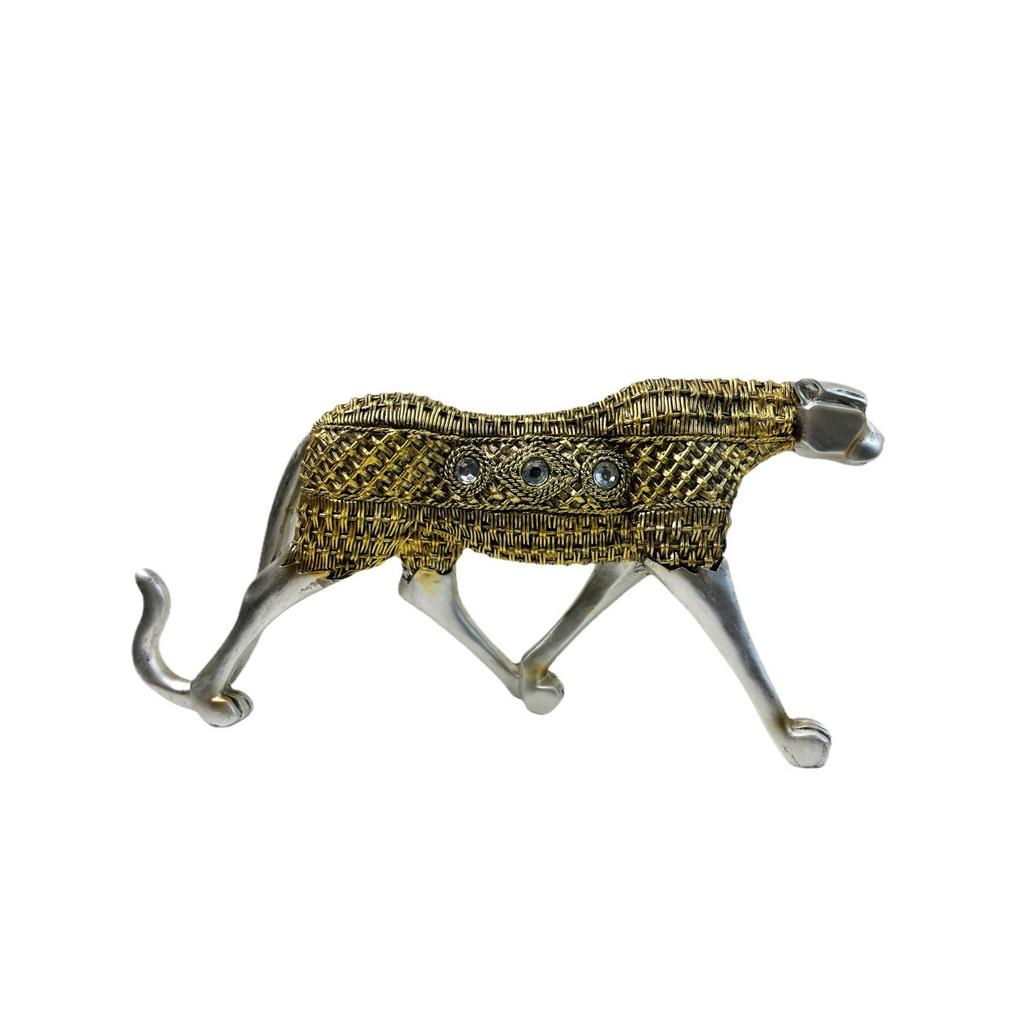 Смола Воск Леопард Дом Гостиная Офис Модельная комната Украшение Ремесло Орнаменты Креативное украшение