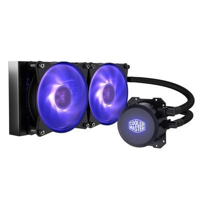 Кулер для ЦП с водяным охлаждением Cooler Master MasterLiquid ML240L RGB с FN1138 [совместимый с Intel/AMD] MLW-D24M-A20PC-R1