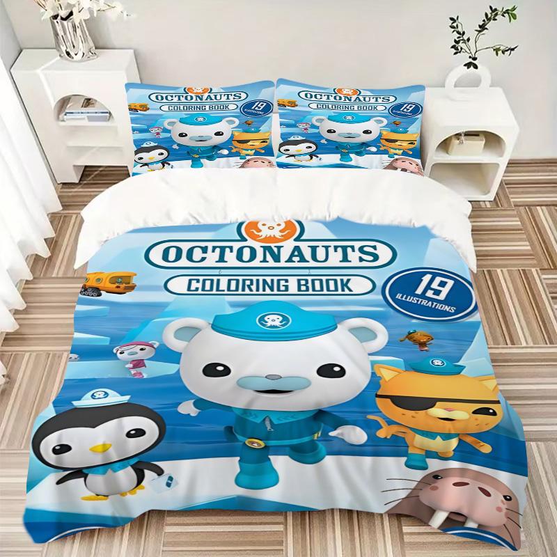 Octonauts Adventure Quest Print 3Pcs Bedding Setduvet Cover With 2 Bedropillowcase Home Birthday Gift