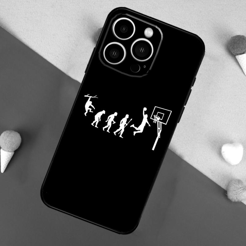 Чехол для телефона iPhone 16 15 Pro Max 11 12 13 Mini 14 15 Pro Max 15 Plus XR 16e с рисунком баскетбольного мяча, задняя крышка
