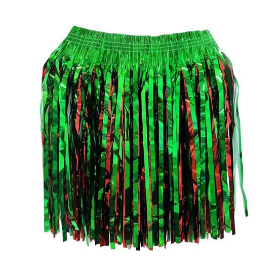 Rain Skirt Dance Costume Streamer Fringe Half Skirt for Beach Parties Sequin Cheerleading Team Dress for Adults Kids