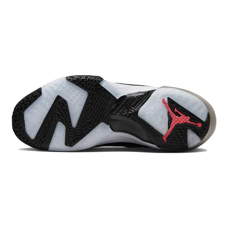 Jordan Детские баскетбольные кроссовки Air Jordan 37, износостойкие, высокие, Черно-белые DD7421-091