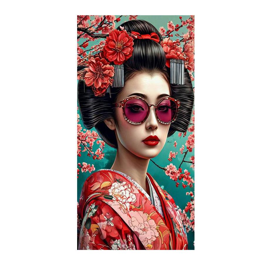Алмазная живопись, новая коллекция, японское кимоно, женщины, сделай сам, полная вышивка стразами, женщина и дракон, мозаика, наборы для вышивки крестом, настенный декор