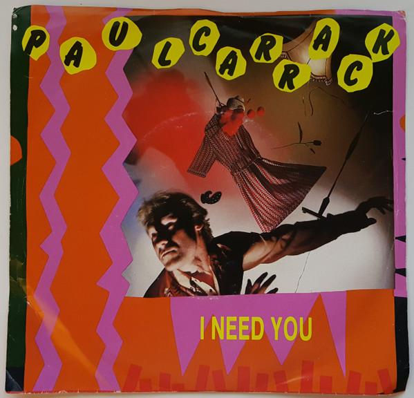 7-дюймовая пластинка PAUL CARRACK I Need You Always Better With You IE43041 Epic 1982 Канада Поп Б/у