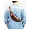 Мужская поясная сумка Crazy Horse Leather Head Layer из натуральной коровьей кожи в винтажном стиле