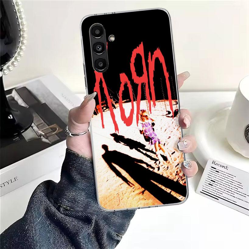 Чехол для телефона K-Korn Rock Band для Samsung Galaxy A13 A14 A15 A16 A17 A53 A54 A55 A56 A57 A33 A34 A35 A36 A37 A23 A24 A25 A26 Galax