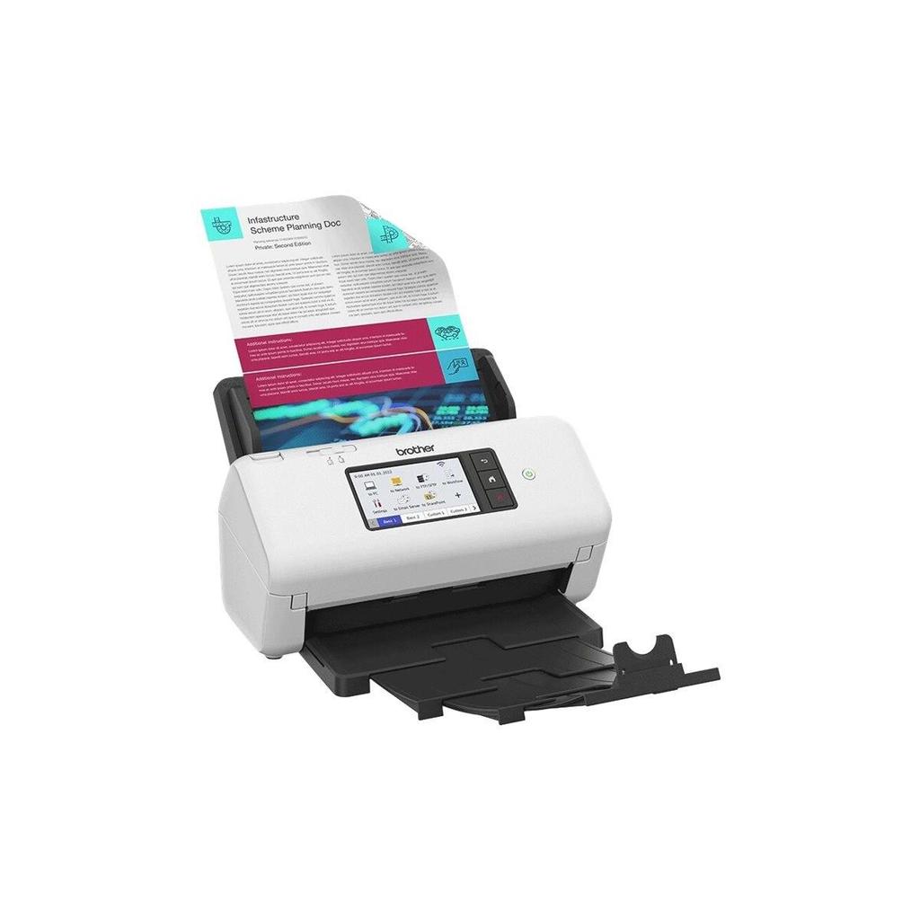 Brother ADS-4700W duplex document scanner 600x600 DPI beige