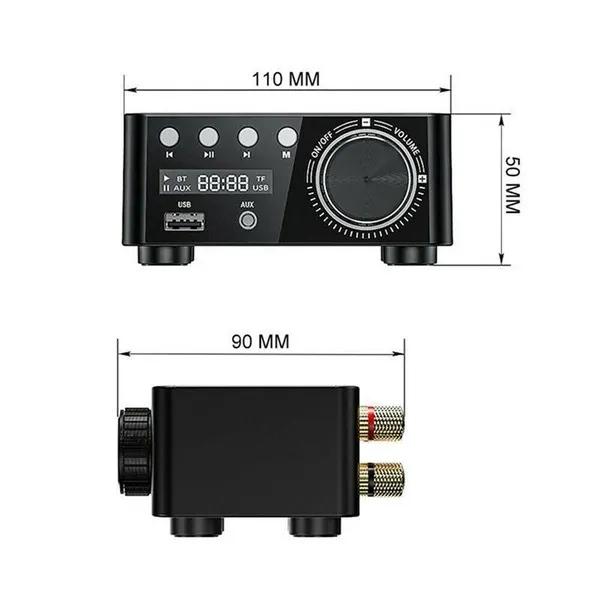 PDTO TPA3116 HiFi усилитель звука 50Wx2 Стереоусилитель мощности класса D