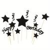 Happy Birthday Cake Topper for Cake Decoration Birthday Wedding Party Supplies Baking Accessories