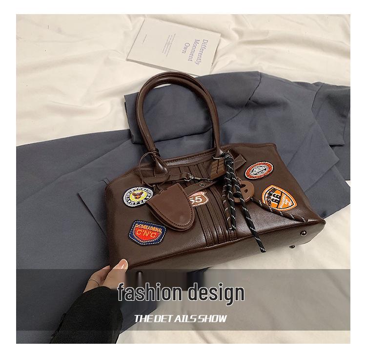 2024 Женская универсальная сумка-тоут в студенческом стиле большой вместимости