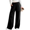 Women's Wide Leg Sweatpants Elastic High Waisted Long Pants Casual Loose Yoga Pants with Pockets