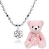 1 бриллиантовое колье с плюшевым мишкой [Sears] 0,1 карат vp-hi01ct-cb-tdt-01-p