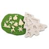 Christmas Decorating Silicone Mould Santa Claus Tree Shape Cake Fondant Mold Cookie Biscuits Festival Baking Tool Accessories