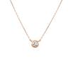 Diamond K18 Pink Gold Necklace 151111123101 Canal4℃ (PG)