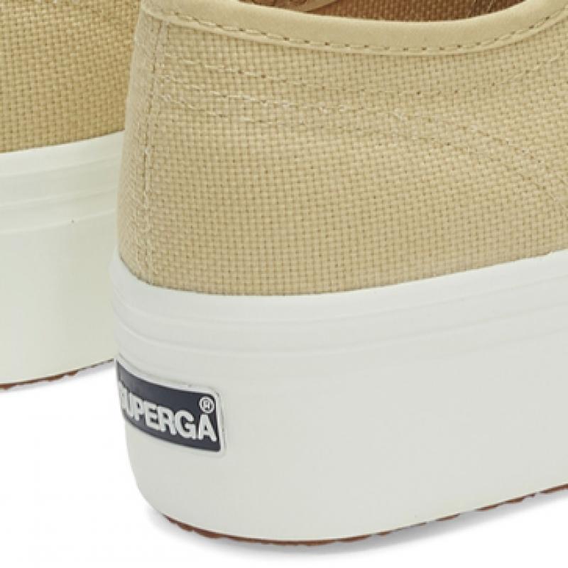 Пальто на платформе Superga 2790 бежевого цвета миндаля S9111lwakl