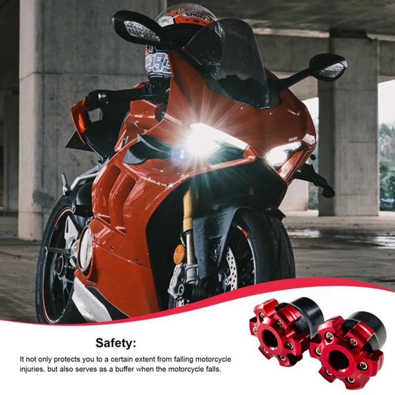 1 Pair Motorcycle Anti-Fall Cup Aluminum Alloy Motorcycle Front Cover Shock Absorber Front Fork Resistance Cup Modified Accessories