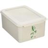 (MTH1) White Rice Bran Pickle Container, Made In Japan, with Water Drainer, for Bettara Pickles, Miso Pickles, and Refrigerator Storage