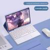 For Samsung Tablet P610 Bluetooth Keyboard Case with Silicone Cover Pen Holder S7 Lite Backlit Mouse A8