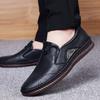 Man Retro Penny Handmade Loafers Genuine Cow Leather Non-Slip Classic Shoes Sewing Comfortable Casual Spring Summer
