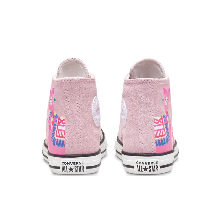 Converse All Star High Grade School 'Playful Llama' (Unisex) Cherry Blossom / White / Black Kids' Skateboarding Shoes 665865C