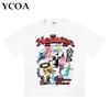 Men TShirt Hip Hop Graphic Oversized 100 Cotton Aesthetic Harajuku High Quality Short Sleeve Tops Tees Y2k Streetwear Clothing