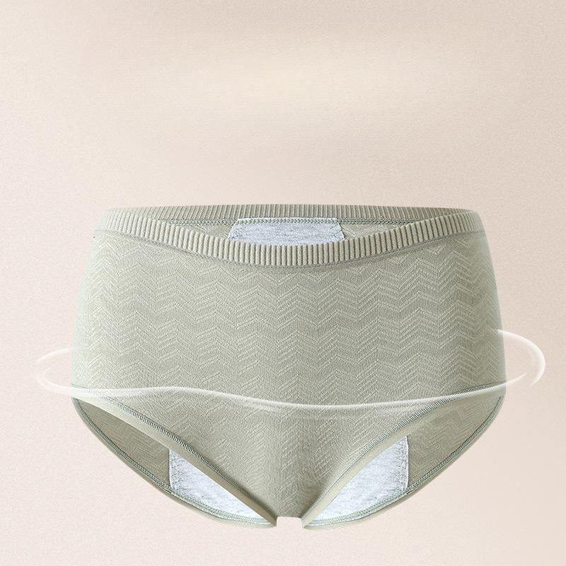 Cotton Plus Size Underwear for Girls with No Visible Stretch High Waisted Briefs Cotton Antibacterial Extended Triangle Panties
