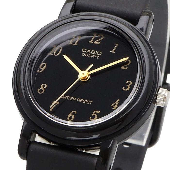 Casio LQ-139AMV-1L Analog Watch, Black Arabic Dial, Women's