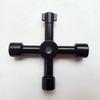 New 4 In 1 Multifunction Electrician Plumber Utility Cross Switch Wrench Universal Square Triangle Key Gas Train Bleed Radiator