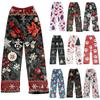 Women Winter Pants Full Length Long Trousers Christmas Printed Pants