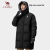 Camel A23CAPN115 Унисекс Пуховик средней длины с капюшоном