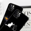 Черные Кошки Милый кот Привет Чехол для телефона Для Apple iPhone 16 15 14 13 12 11 Pro Max XR XS Max 7 8 Plus SE2 Задняя крышка Силиконовые чехлы