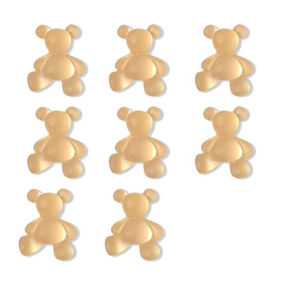 8 шт. стильные креативные легкие украшения для ногтей светящиеся медведи художественные украшения для девочек