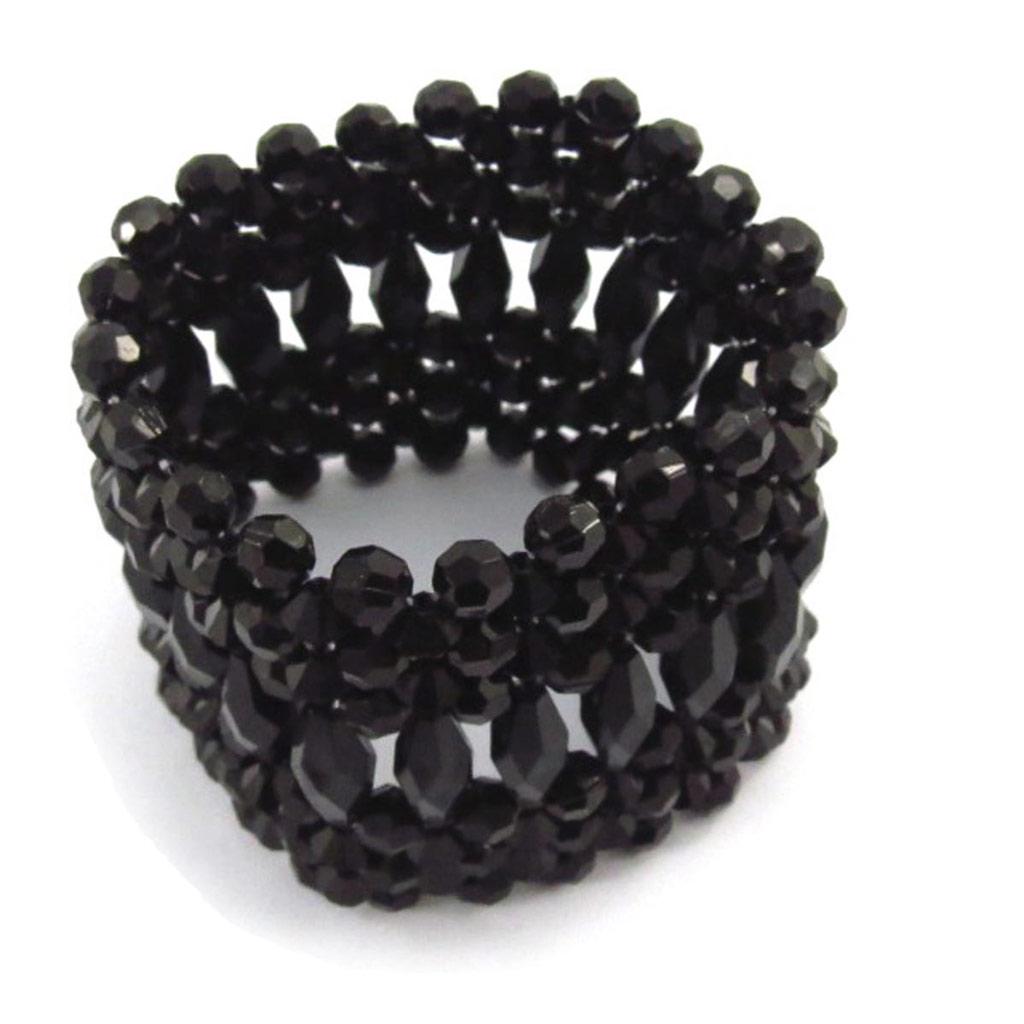 Les Trésors De Lily [J6949] — Черный дизайнерский браслет Scarlett