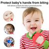 Baby Teething Toy for Babies 0-24 Months Relieve Sore Gums with Strawberry