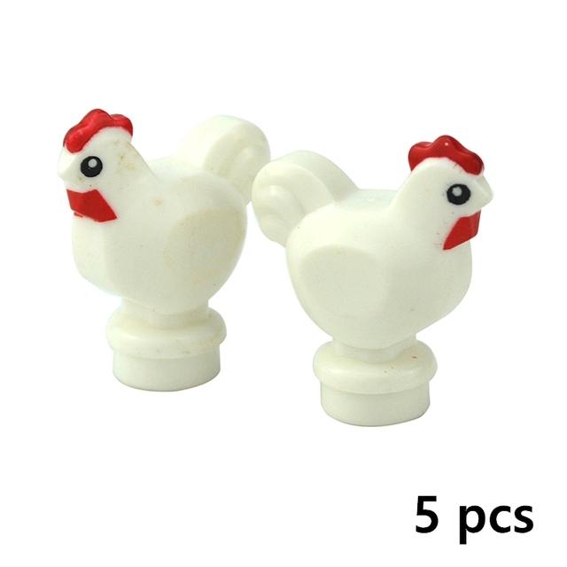 MOC Город Животные Строительные Блоки Фигурки Коза Овца Орел Сова Панда Попугай Чайка Пингвин Зоопарк Рам Аксессуары Кирпичики Игрушка Подарок