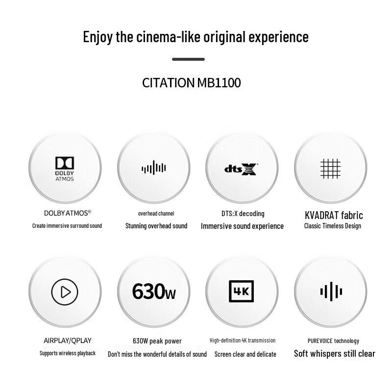 JBL Citation MB1100 Soundbar CN plug (adapter included)