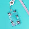 Sanrio Character Clear Poker Holder Employee ID Card Necklace Reel Holder Strap