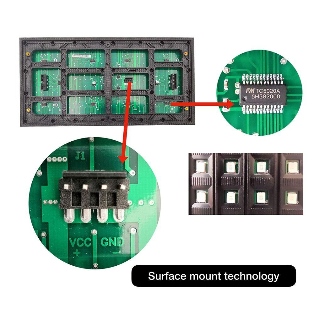 Professional Single Color Red LED Panel Waterproof P10 Pixel Display 320*160mm Outdoor SMD Module Commercial Display