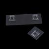 1/2/5Pcs Bathroom Shelf Sticker Waterproof Kitchen Sticking Wall Hook Hanger Transparent Traceless Strong Adhesive Hook Home