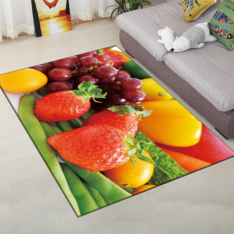 Living Room Carpet Bedroom Bedside Carpet Simple Floor Mat Foot Mat and Machine Washable Entrance Mat