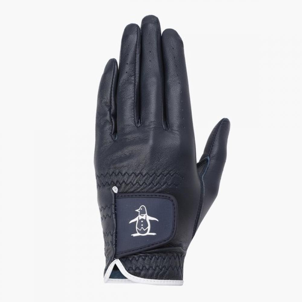 MunSingwear Men S One Point Leather gloveS Dark Navy Mq121mgl11