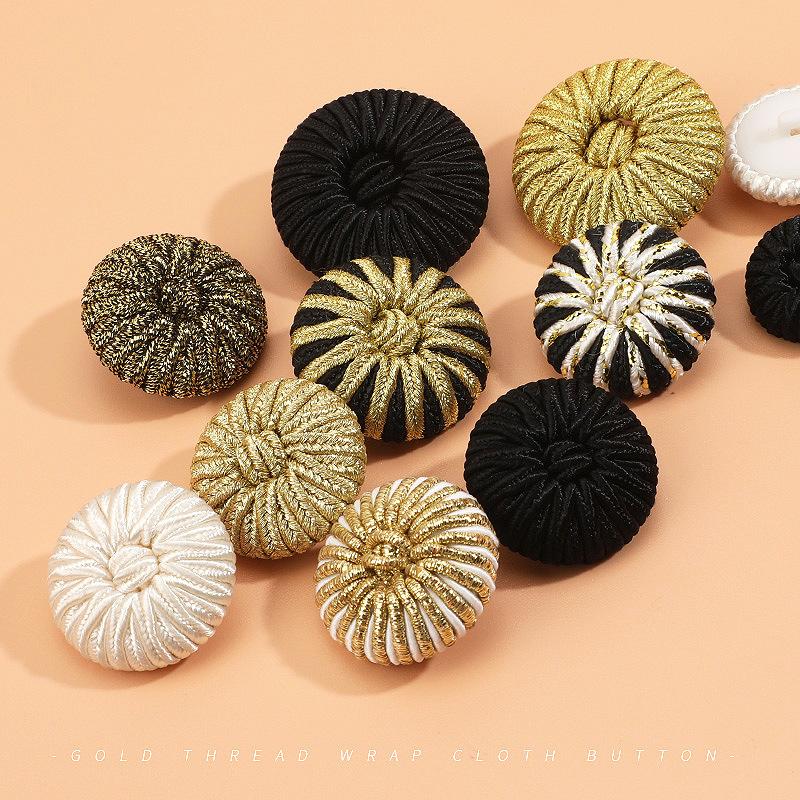 5pcs/lot Handmade Button Bag Buckle Coat Women's Clothing Decorative