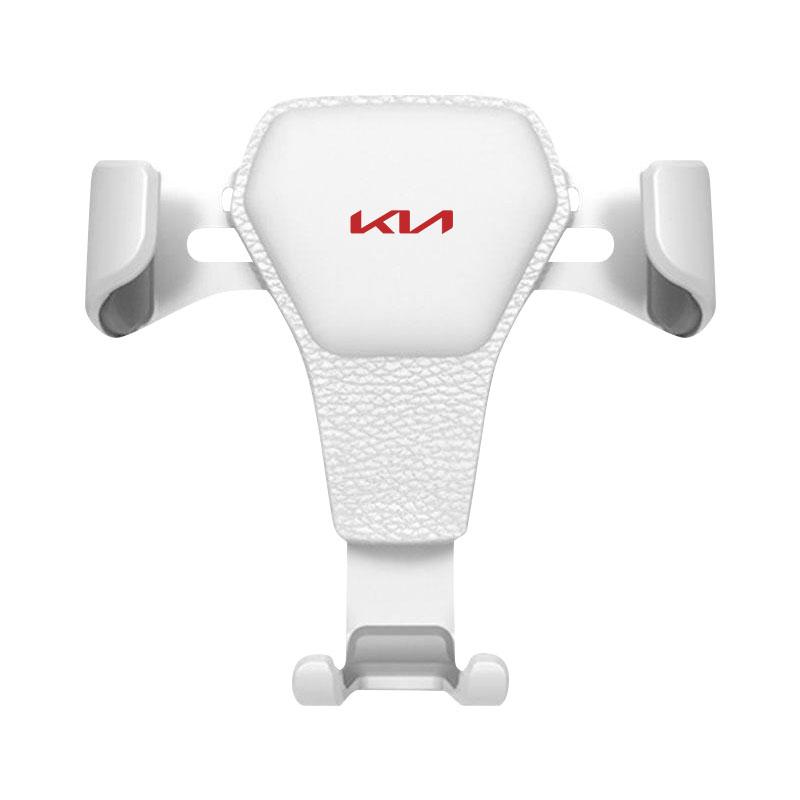 Gravity Car Badge Phone Holder Bracket Air Clip Mount Stand Auto Accessories For KIA Rio Ceed Sportage Cerato Soul Sorento Flip R K2 K3 K5 K6 K7 K8