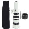 500mm F6.3 Telephoto Lens 4 Elements In 4 Groups Clear View Alloy Shell Camera Lens with T2RF