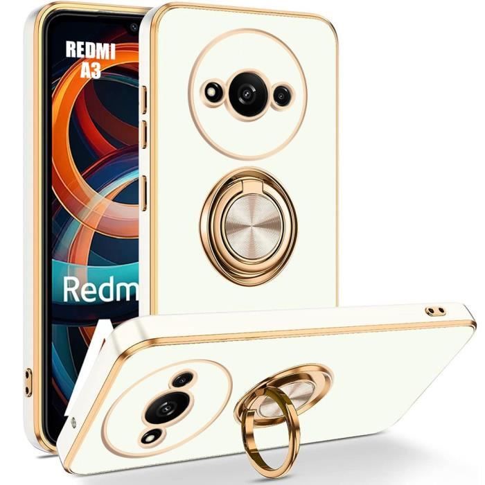Защитный чехол - E.F.CONNECTION - для Xiaomi Redmi A3 - Силикон - Ударопрочный - Подставка 360°