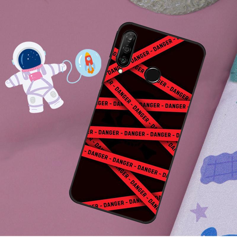 Предупреждение Гнев Опасность Владелец Для Huawei Nova Y72 Y73 Y60 Y70 Y90 Y61 Y91 7i 8i 11i 12i 12s 9 10 SE P20 P30 P40 Lite Чехол