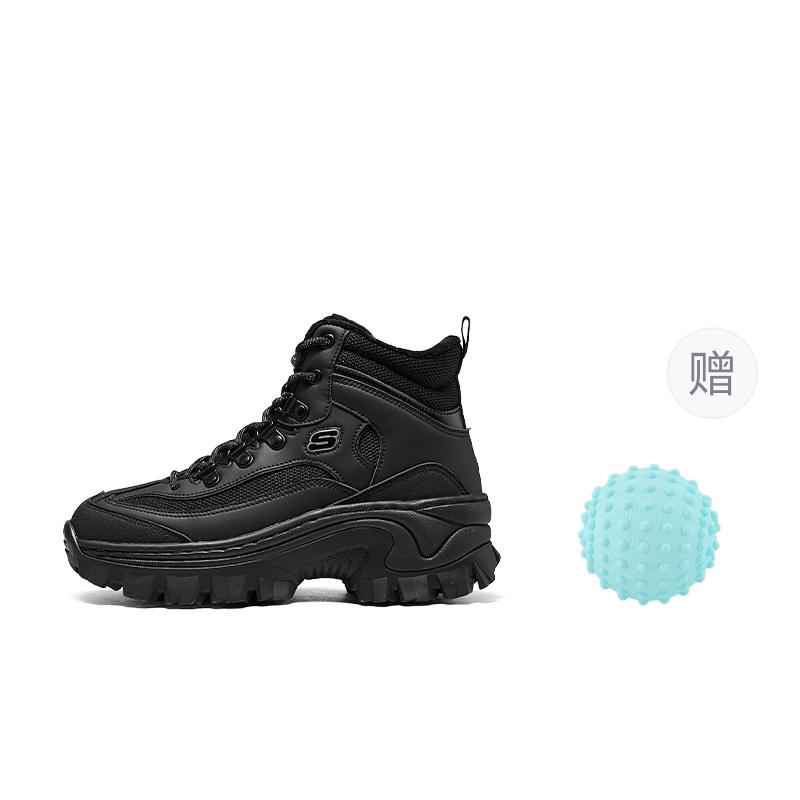 Skechers SKECHER STREET Высокие Повседневные Кроссовки Женские Черные 177236-BBK