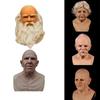 Latex Old Realistic Man Face Mask Disguise Fancy Dress Cosplay Costume Halloween